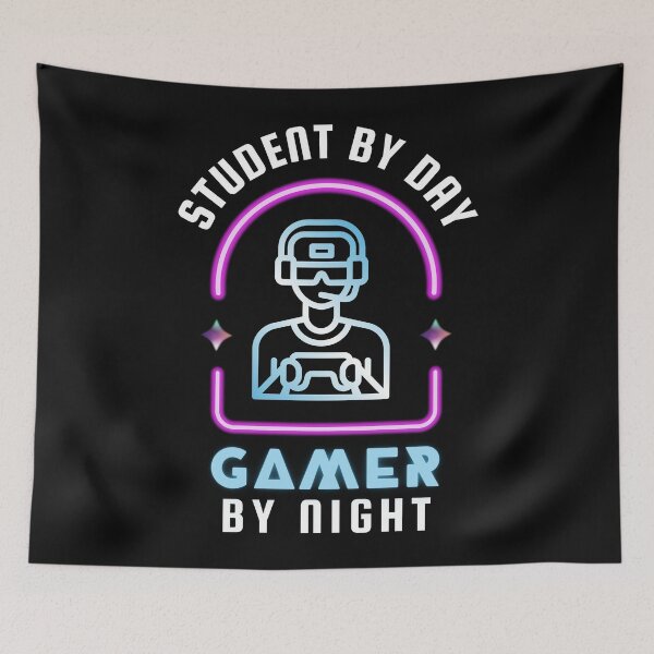 Item preview, Student By Day Gamer By Night -  Gaming Life -  Gifts for Gamers  designed and sold by The Red Nox.