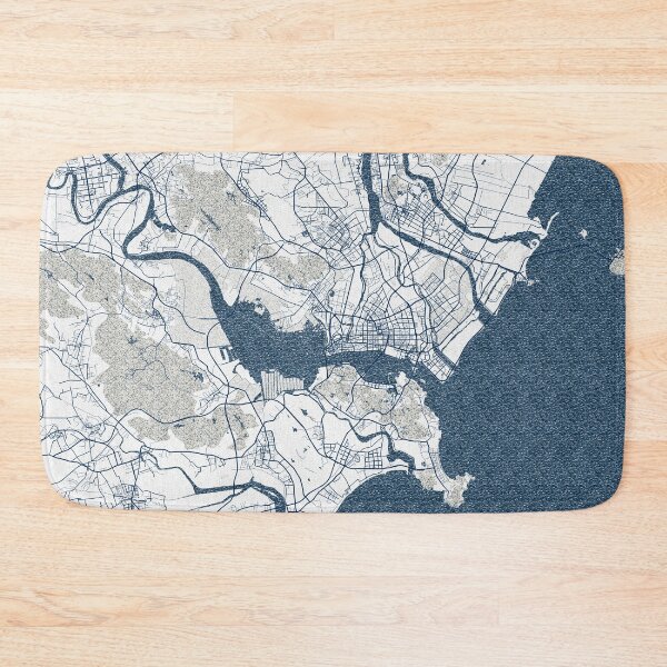 Item preview, Shantou City Map of Guangdong, China - Coastal designed and sold by deMAP.