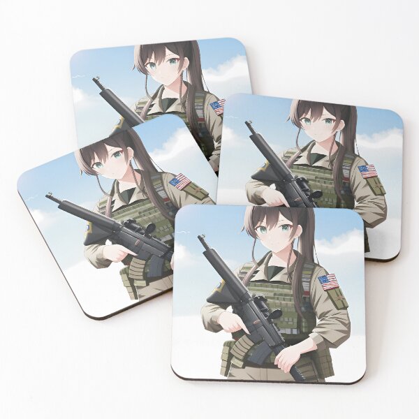 Item preview, Brave and Beautiful: Anime Military Girls designed and sold by Story24net.