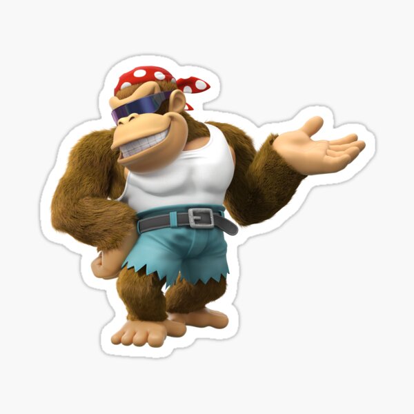 Funky Kong Sticker