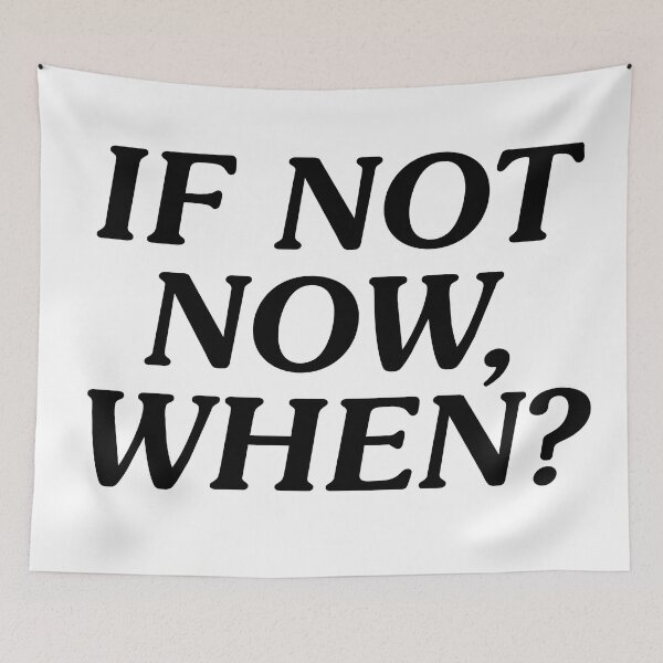 Item preview, if not now, when? designed and sold by opeezy.