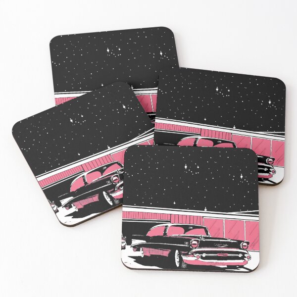 Item preview, 57 Chevy Ad (Pink) designed and sold by Atomic Anachronism Art!.