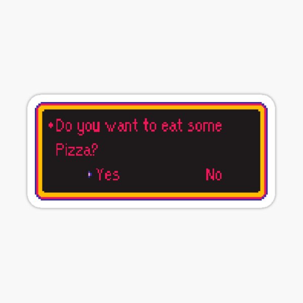 Pizza RPG Sticker