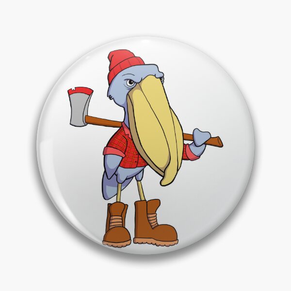 Item preview, Lumberjack Shoebill Stork designed and sold by Jon Teegarden.