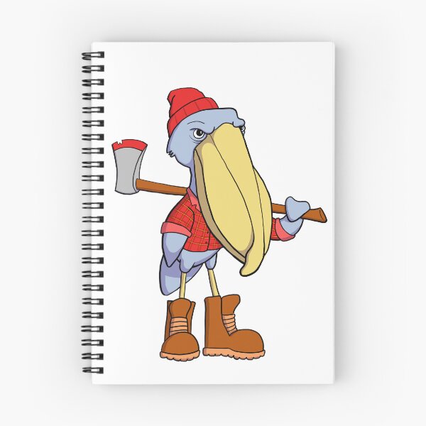 Item preview, Lumberjack Shoebill Stork designed and sold by Jon Teegarden.