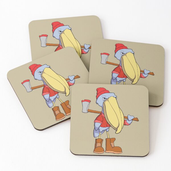 Item preview, Lumberjack Shoebill Stork designed and sold by Jon Teegarden.