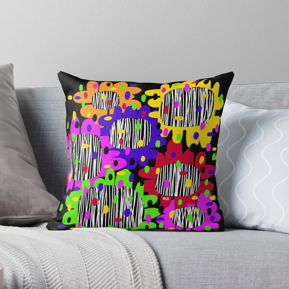  Flashback Throw Pillow by Okir  Redbubble