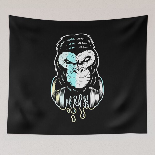 Item preview, Banksy DJ Monkey Thinker with Headphones designed and sold by M&D ⭐⭐⭐⭐⭐.