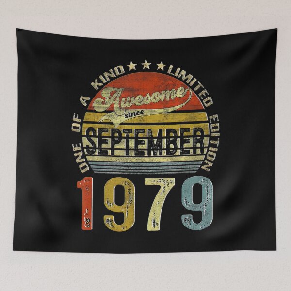 Item preview, 44 Years Old Gifts Vintage September 1979 44th Birthday Gift designed and sold by BargerStore.