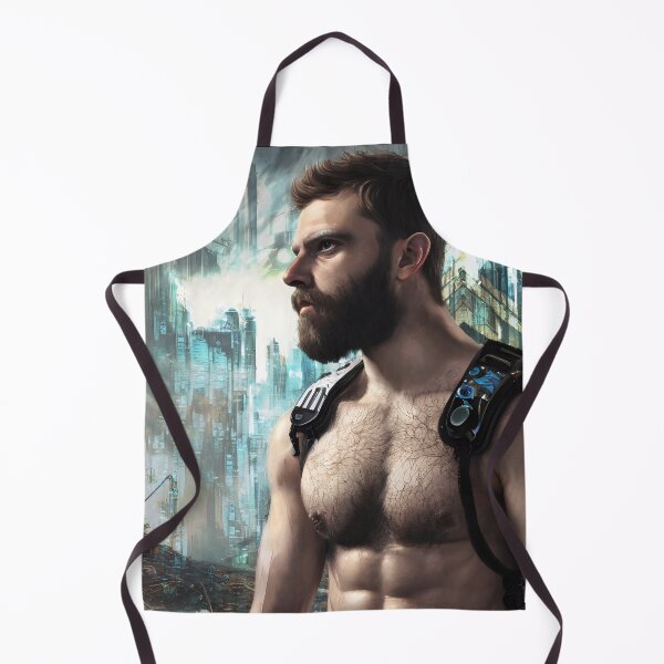 Item preview, Cyberpunk Image of Bear Survivor designed and sold by LthrDaddyBear.