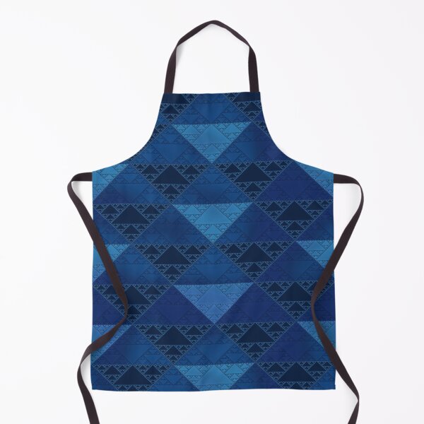Item preview, sierpinski triangles - denim designed and sold by BrownWoodRobot.