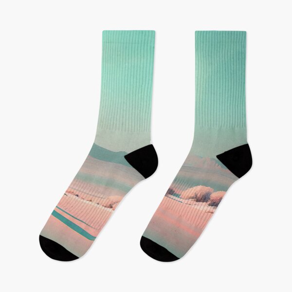 Item preview, Thoughtful Reflections: Minimalist Pastel Landscape designed and sold by Colourpixels.