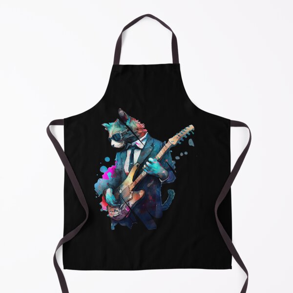 Item preview, Guitar crazy cat designed and sold by HarriPaloma.