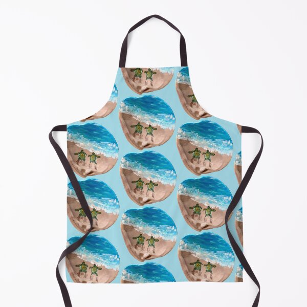 Item preview, Sea turtles seashell designed and sold by sharsoceanarts.