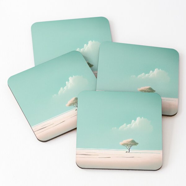 Item preview, Pastel Tranquility: Minimalist Landscape designed and sold by Colourpixels.