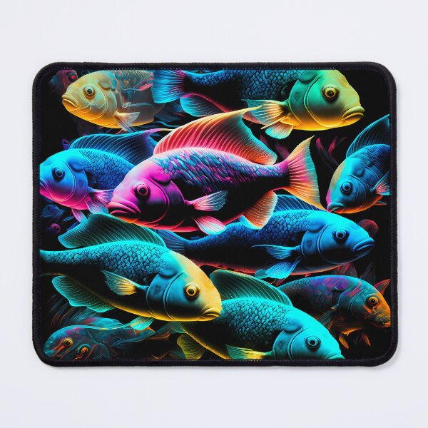 Item preview, Colorful Neon Fish designed and sold by FunWearVM.