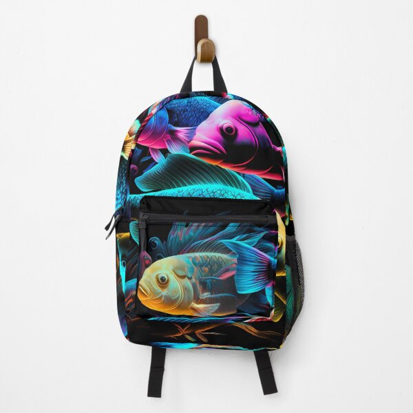 Item preview, Colorful Neon Fish designed and sold by FunWearVM.