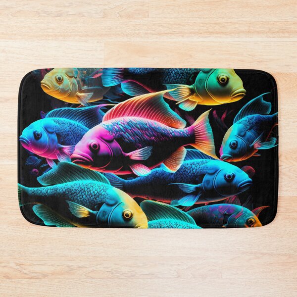 Item preview, Colorful Neon Fish designed and sold by FunWearVM.
