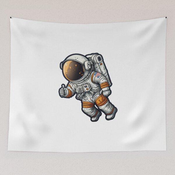 Item preview, astronauta de dibujos animados designed and sold by RandomReviews.