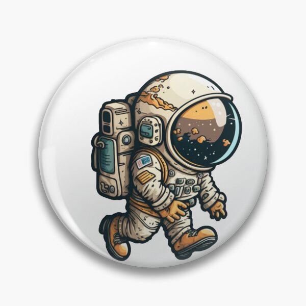 Artikelvorschau, Ein wandelnder Astronaut entworfen und verkauft von RandomReviews.