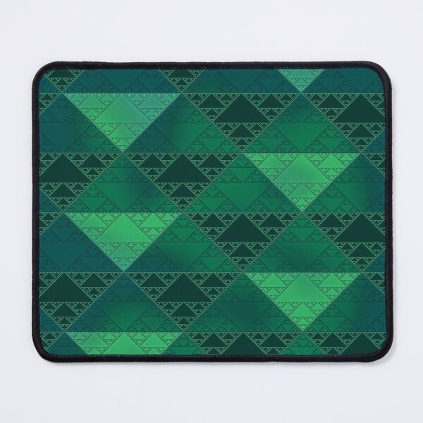 Item preview, sierpinski triangles - jade designed and sold by BrownWoodRobot.