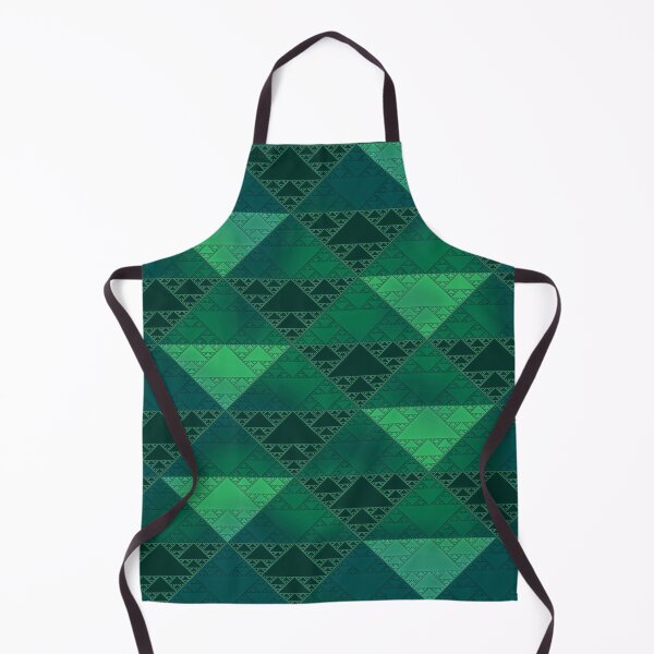Item preview, sierpinski triangles - jade designed and sold by BrownWoodRobot.