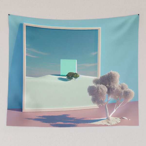 Item preview, Soothing Pastels: Minimalist Landscape designed and sold by Colourpixels.