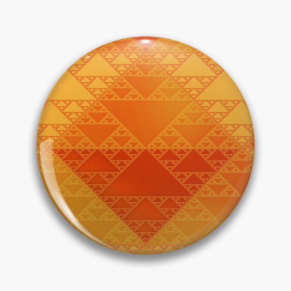 Item preview, sierpinski triangles - amber designed and sold by BrownWoodRobot.