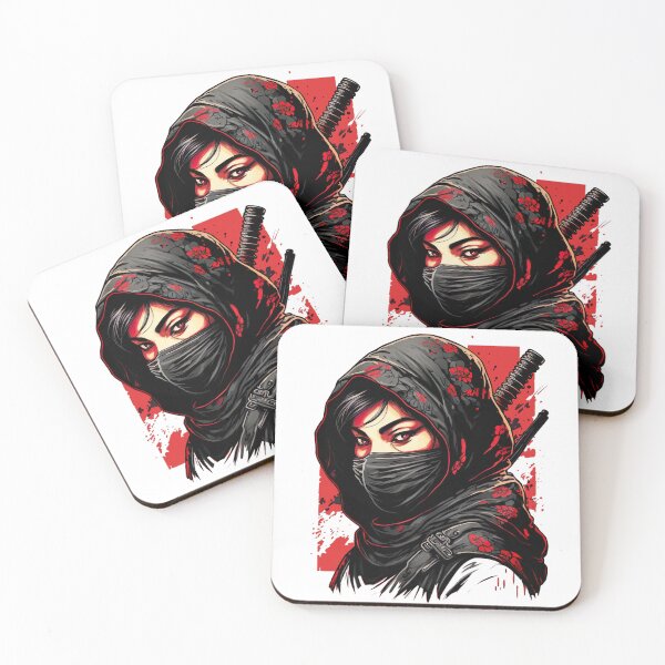 Item preview, Beautiful ninja woman in artistic style designed and sold by Peregrino96.