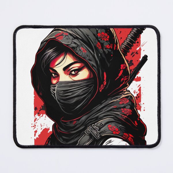 Item preview, Beautiful ninja woman in artistic style designed and sold by Peregrino96.