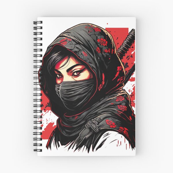 Item preview, Beautiful ninja woman in artistic style designed and sold by Peregrino96.