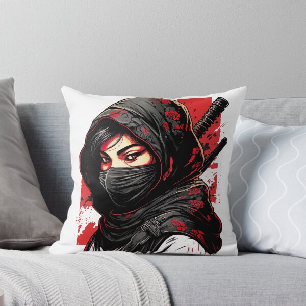 Item preview, Beautiful ninja woman in artistic style designed and sold by Peregrino96.