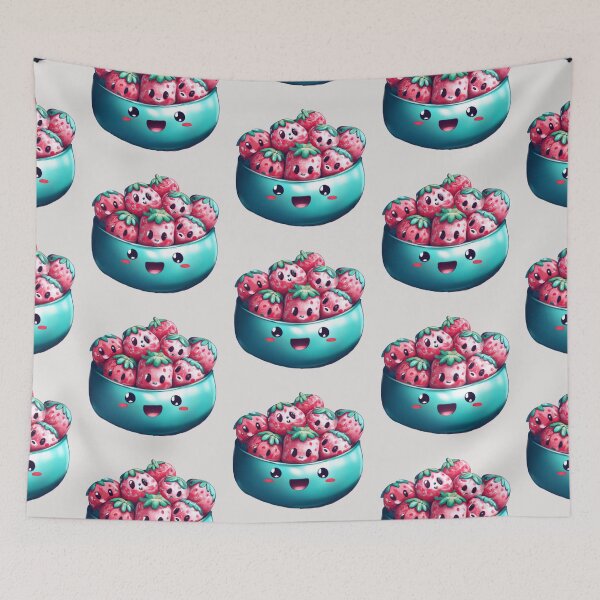 Item preview, Smiling Strawberries (V2) designed and sold by Lilieae.