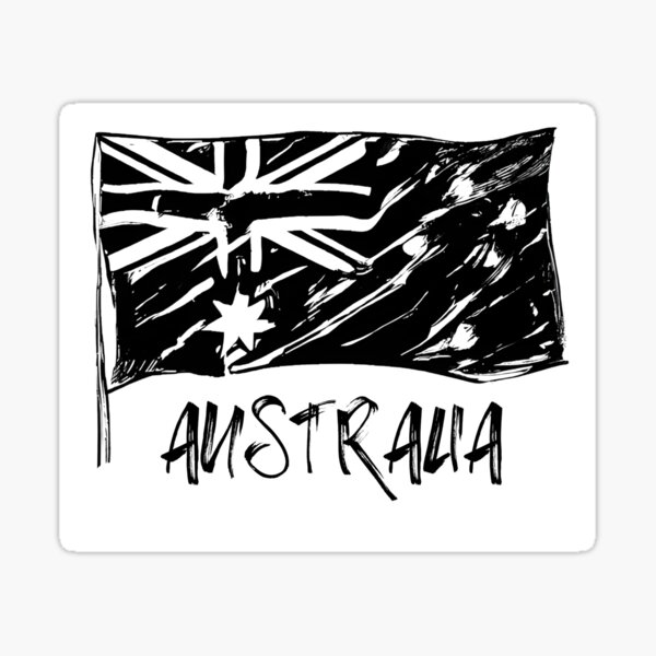 "Australia Day 2023 Land Down Under Back" Sticker for Sale by
