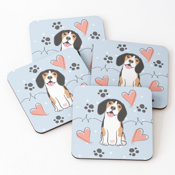 Item preview, Love Beagle - Tricolor 1 designed and sold by Lulupainting.