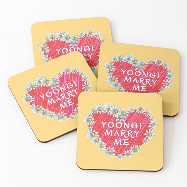 Item preview, flowery heart -marry me yoongi designed and sold by Juditicona.