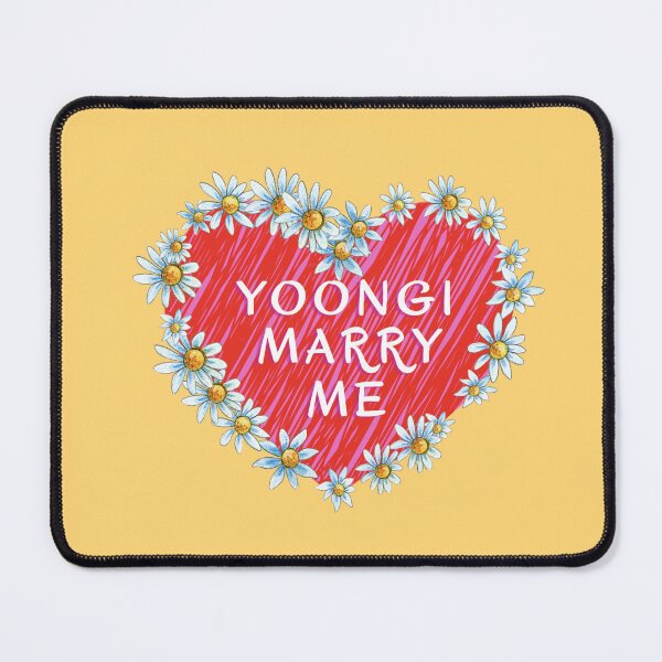 Item preview, flowery heart -marry me yoongi designed and sold by Juditicona.