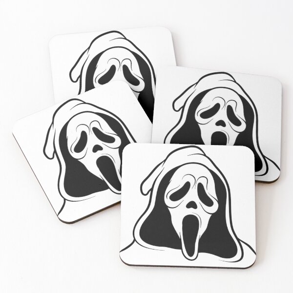 Item preview, id16 Ghost Face, Scream Stencil, Screamin Human Face, Horror, Halloween Party designed and sold by bcbutika.