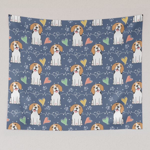 Item preview, Love Beagle - Tricolor 2 designed and sold by Lulupainting.