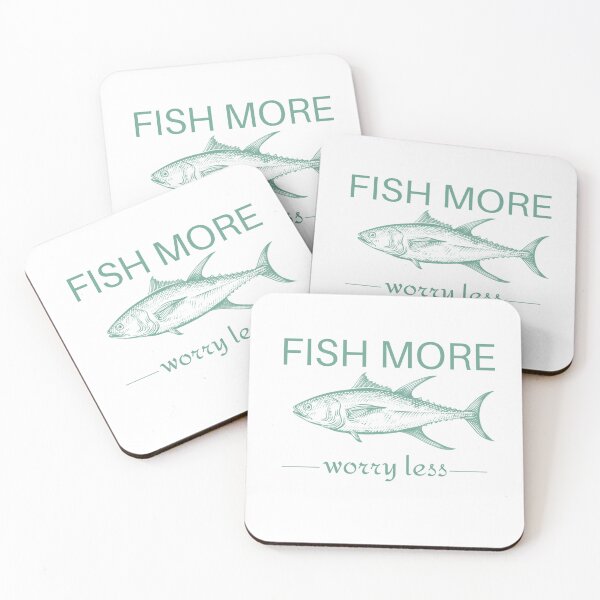 Item preview, Fish More Worry Less - Fishing Fisherman Classic designed and sold by Dirtcheapartist.