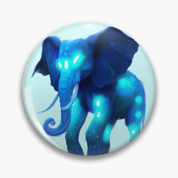 Item preview, Electric Blue Elephant  designed and sold by Lilieae.