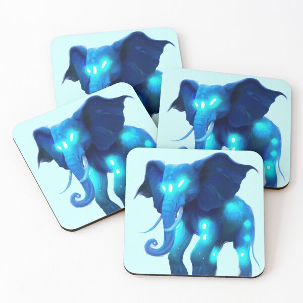 Item preview, Electric Blue Elephant  designed and sold by Lilieae.