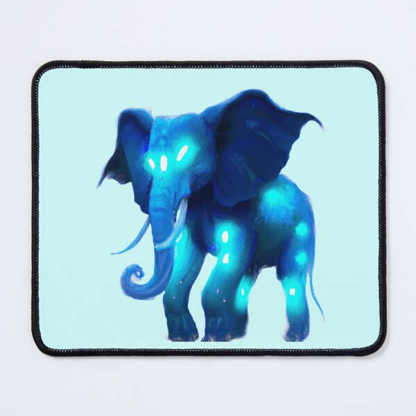 Item preview, Electric Blue Elephant designed and sold by Lilieae.
