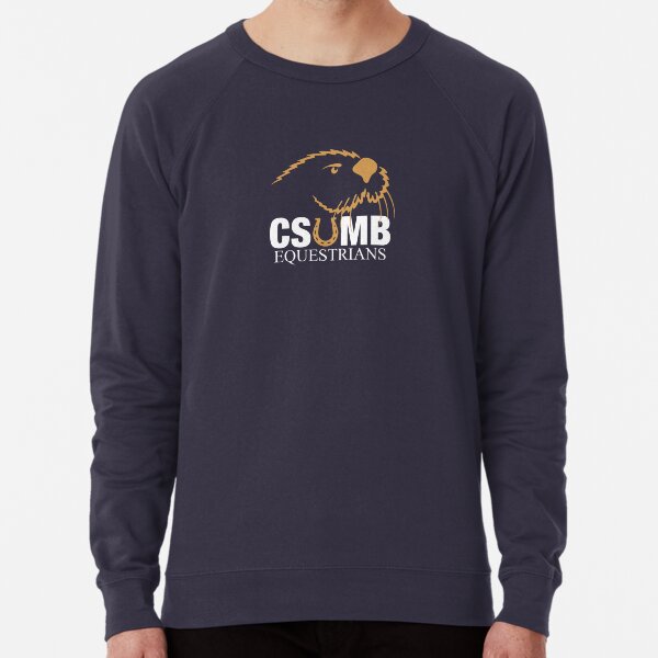 CSUMB Equestrians Navy Backgrund Lightweight Sweatshirt