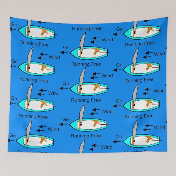 Item preview, Running Free Wind Sailing designed and sold by ChristinasMess.