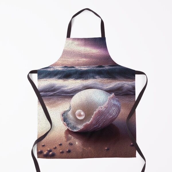Item preview, Pearls Among Seashells An Ocean Sunset Seascape Oil Painting designed and sold by Trendy Valley .