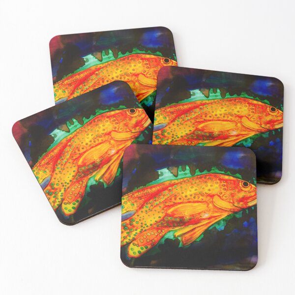 Item preview, coral trout designed and sold by Pipsilk.