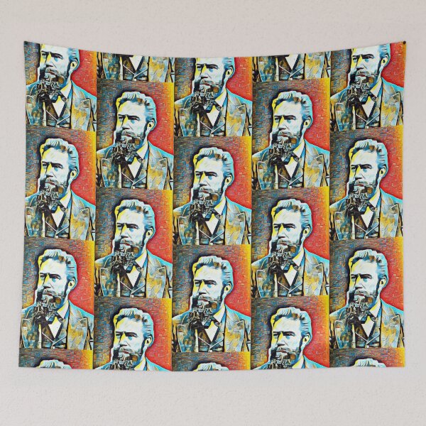 Artikelvorschau, Wilhelm Röntgen Kunstwerk | Wilhelm Röntgen Porträt | Wilhelm Röntgen Wandkunst entworfen und verkauft von Suyogsonar25.