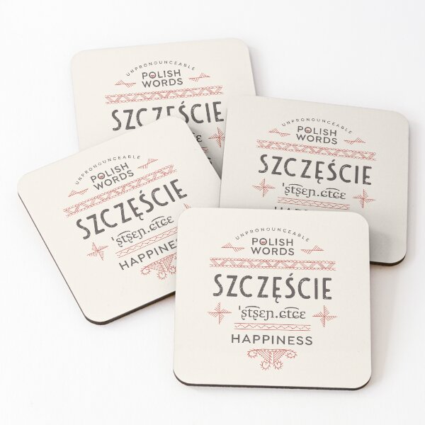 Item preview, Polish Words Happiness designed and sold by Geek Updated.