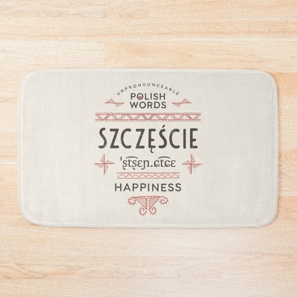 Item preview, Polish Words Happiness designed and sold by Geek Updated.